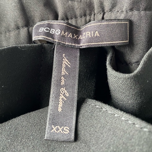 BCBGMAXAZRIA black wide leg pants - Picture 2 of 2